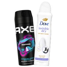 Axe*, Dove* of Rexona of Zwitsal deodorant